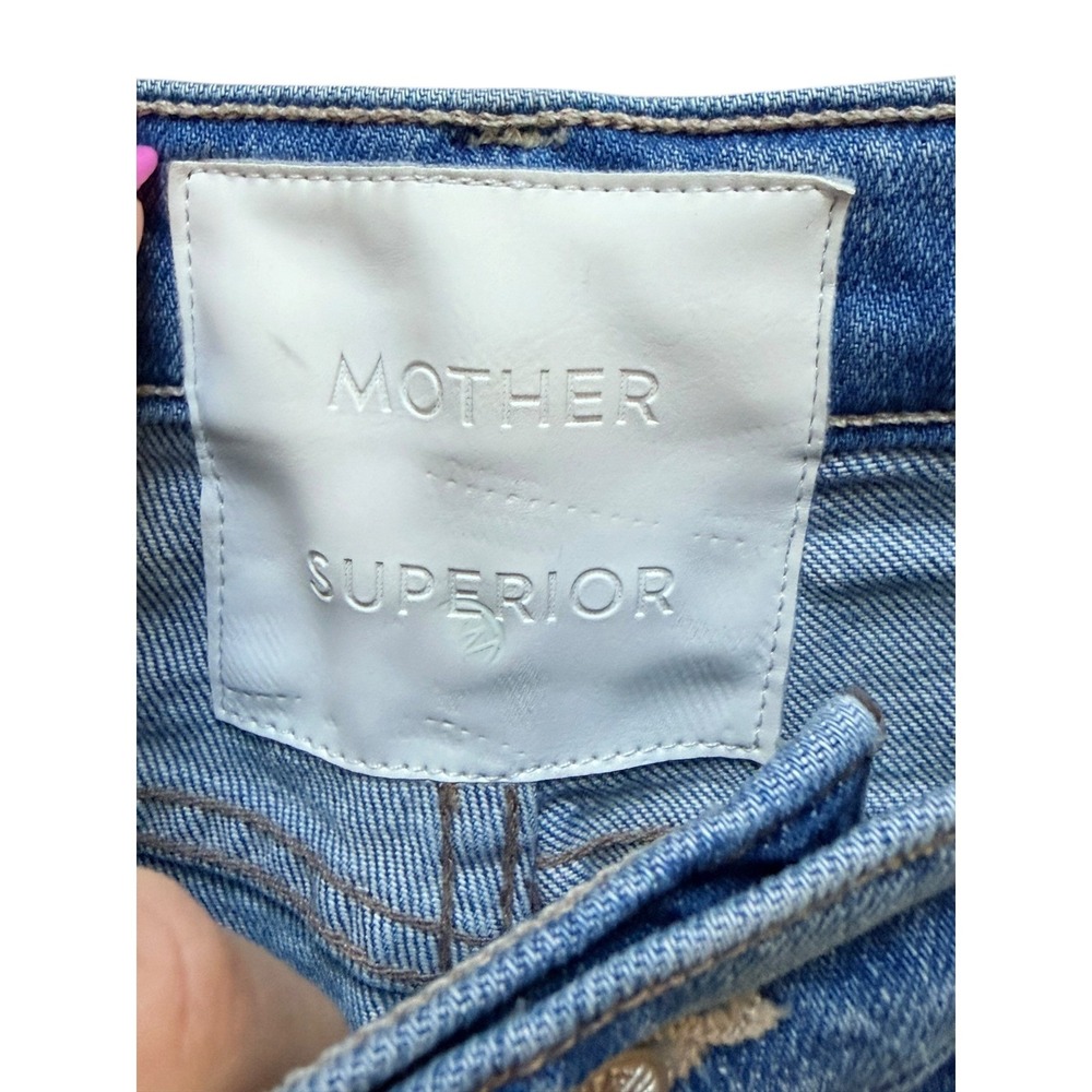 Mother Jeans Womens Size 28 The Rambler Ankle Fray Button Fly Straight Leg NWT - Picture 7 of 13